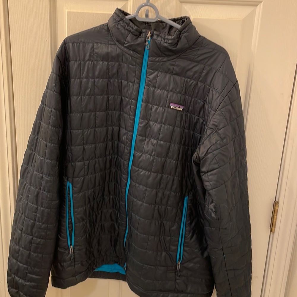 PATAGONIA NANO PUFF XL JACKET FULL ZIP 2 TONE BLUE